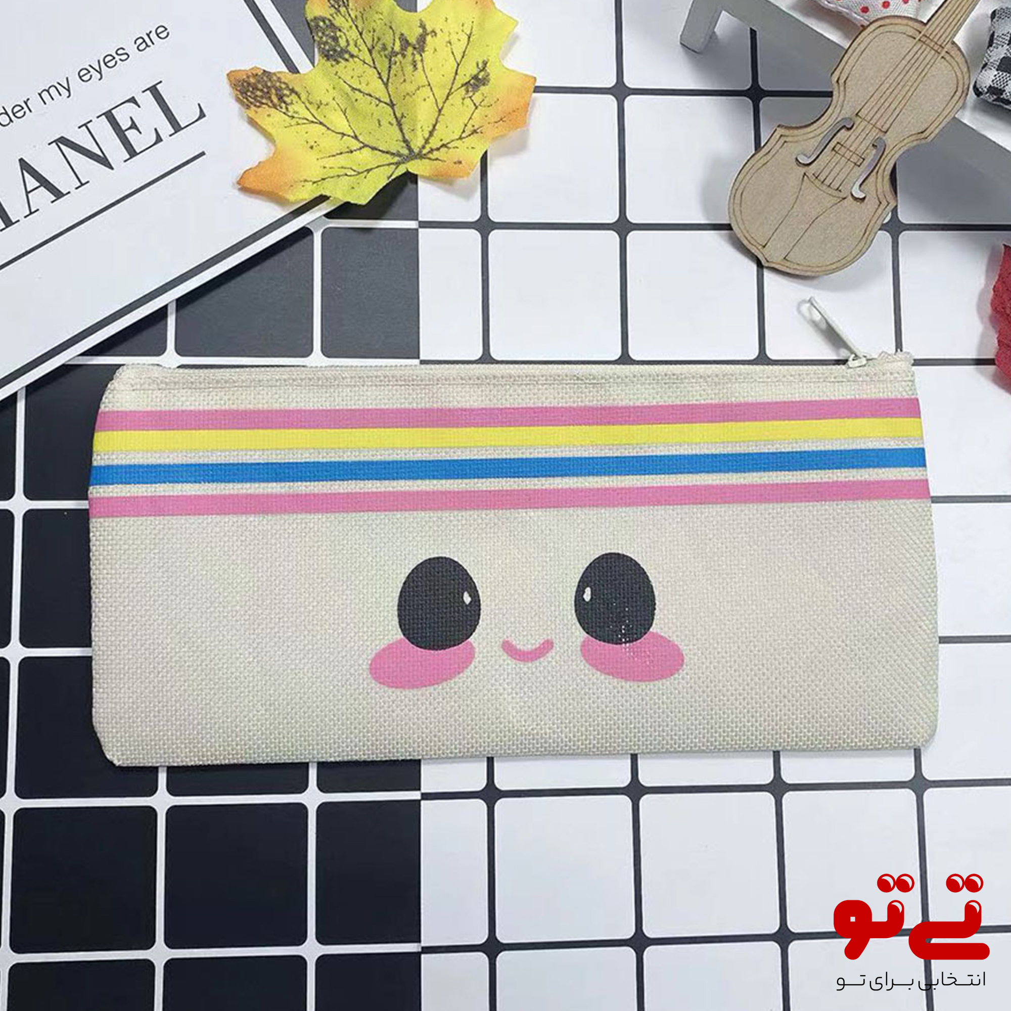 جامدادی برزنتی طرح کیوت مدل2486